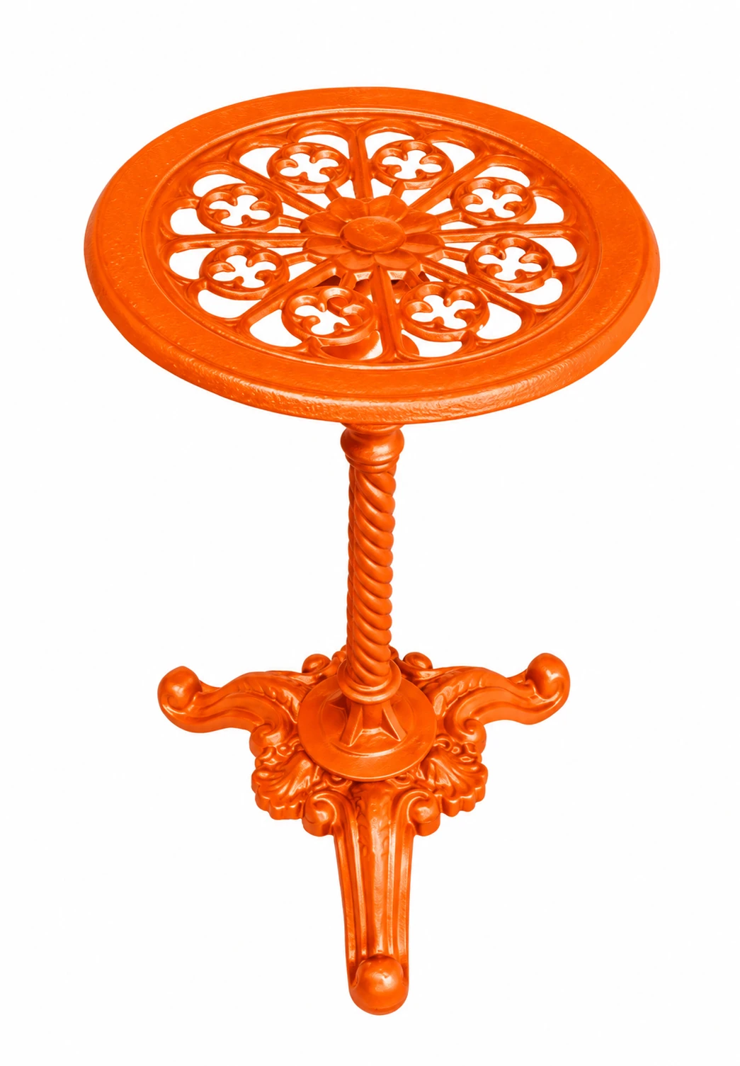 Farbansicht MINI Ø 38 cm – Dreiecksfuß – Orange