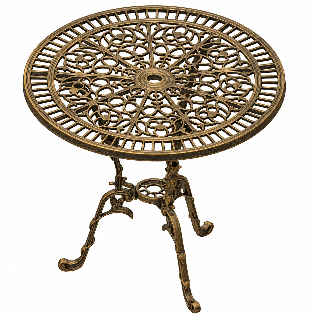 Farbansicht: Gusseisen-Gartentisch Romantic Ø 75 cm